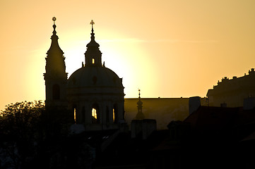 Image showing Sunset at St Nicolas