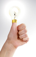 Image showing Thumbs Up Idea