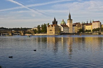 Image showing Prague and the Vltava