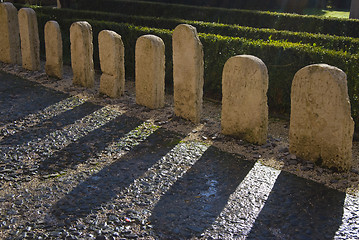 Image showing roman tombstones