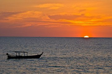 Image showing Sunset in Khao Lak