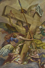 Image showing Biblical fresco