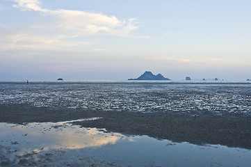 Image showing Sunset at the Andaman Sea