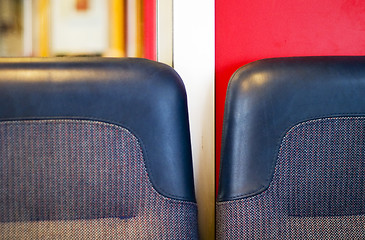Image showing Train Seat Abstract