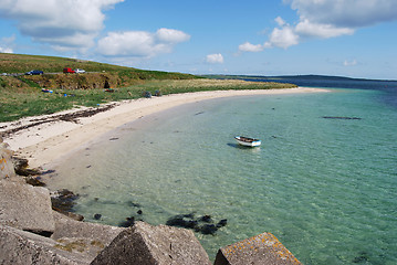 Image showing Beautiful beach on Orkney