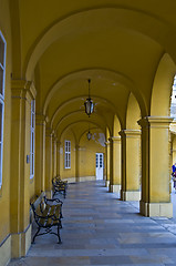 Image showing Colonnade in Schoenbrunn