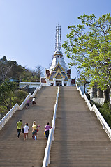 Image showing Wat Khao Takiap