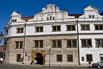 Image showing Old palaces in Prague