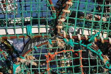 Image showing Fishing nets