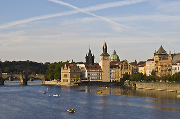 Image showing Prague and the Vltava