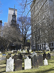 Image showing Cemetery in Downtown Manhattan