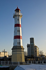 Image showing Red lighthouse