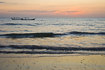 Image showing Sunset in Khao Lak