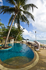 Image showing Pool at the beach