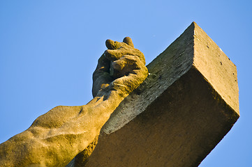 Image showing Statue at the Charles bridge