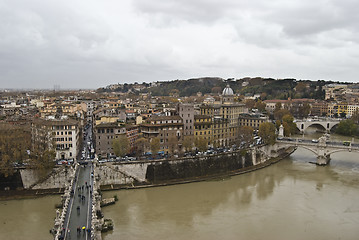 Image showing Rome and the Tiber