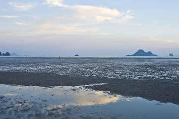 Image showing Sunset at the Andaman Sea