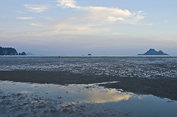 Image showing Sunset at the Andaman Sea