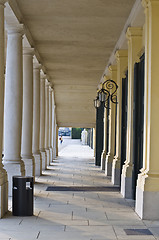 Image showing Colonnade in Schoenbrunn