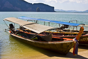 Image showing Longboats