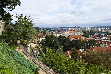 Image showing View over Prague