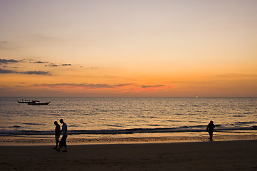 Image showing Sunset in Khao Lak