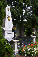 Image showing Beethoven's grave