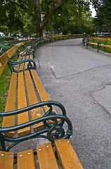 Image showing Benches