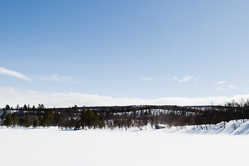 Image showing Frozen Lake Landscape