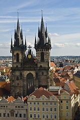 Image showing Old town square