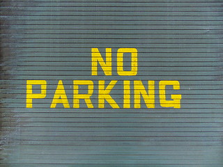 Image showing No parking