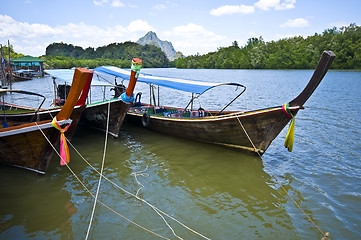 Image showing Longboats