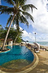 Image showing Pool at the beach