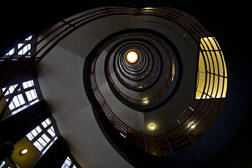 Image showing Spiral staircase