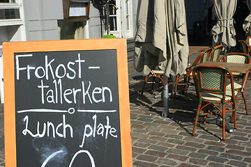 Image showing Breakfast Sign