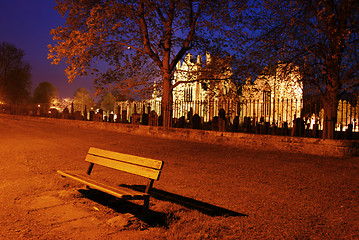 Image showing Lonesome bench