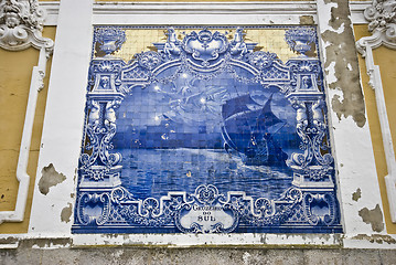 Image showing Blue tiles