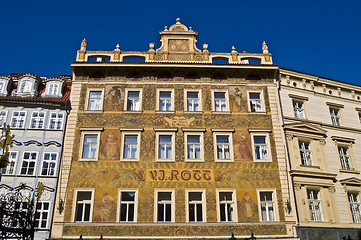 Image showing Old palaces in Prague