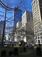 Image showing Cemetery in Downtown Manhattan