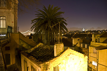 Image showing Lisbon at night