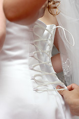 Image showing  bride's corset