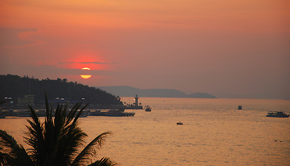 Image showing sunset