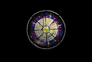 Image showing colorful church window