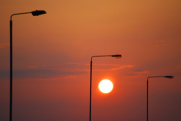 Image showing Sunset