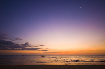 Image showing Sunset in Khao Lak