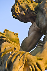 Image showing Statue at the Charles bridge