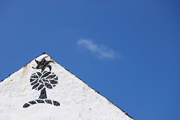 Image showing Painted gable