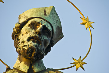 Image showing Statue at the Charles bridge