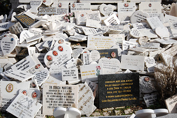 Image showing Memorial tablets