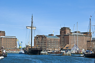 Image showing harbor of Wismar